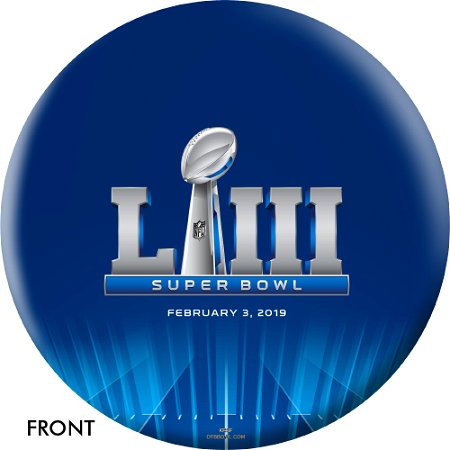 OnTheBallBowling 2019 Super Bowl 53 Champions New England Patriots Ball Main Image