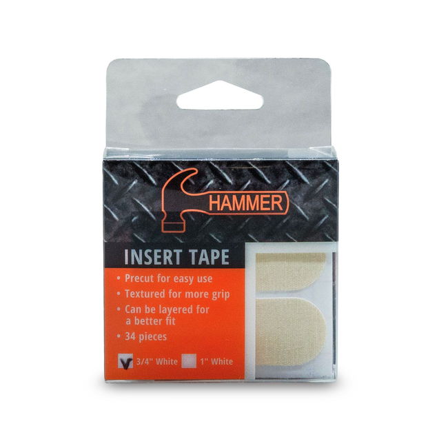 Hammer 3/4" White Insert Tape 34 Piece MAIN Image - Main Image