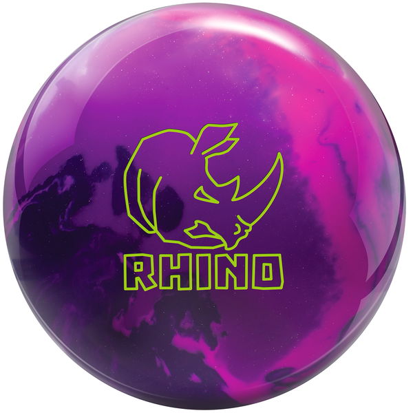 NEW Brunswick Rhino Reactive Resin Bowling Ball, Black/Red/Gold, 10 thru 12  LB