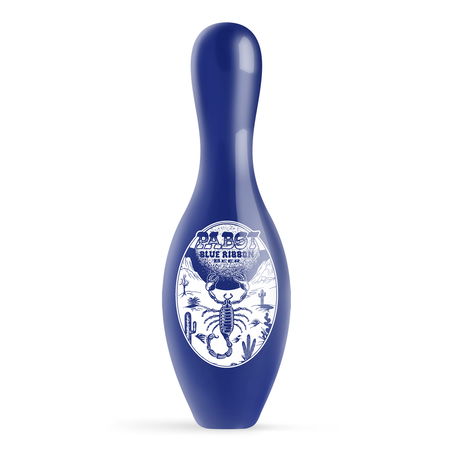 OnTheBallBowling Pabst Scorpion Blue/White Pin Main Image