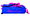 Trending Product : Vise 3 Ball Clear Top Roller/Tote Blue/Pink