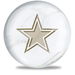 OnTheBallBowling NFL Dallas Cowboys White Marble Ball Main Image