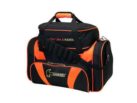 Hammer Deluxe Double Tote Black/Orange Main Image