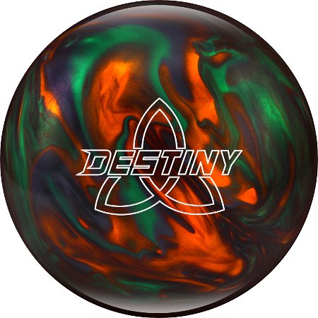 Ebonite Destiny Pearl Green/Orange/Smoke Main Image