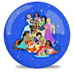 KR Strikeforce Disney Princesses Bowling Balls