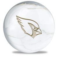 OnTheBallBowling NFL Arizona Cardinals White Marble Ball Bowling Balls