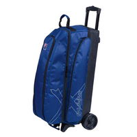 KR Strikeforce Hybrid X Triple Roller Navy Bowling Bags