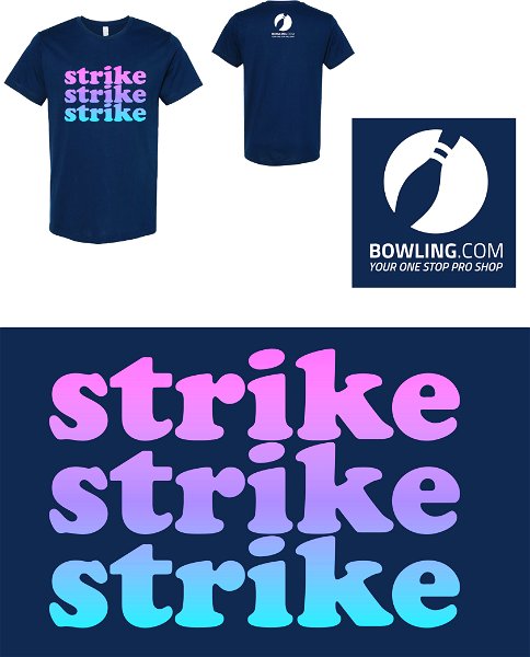 Exclusive Bowling.com Strike, Strike, Strike T-Shirt Alt Image