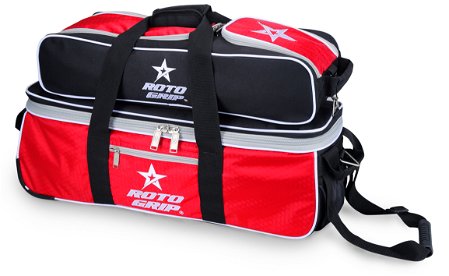 Roto Grip 3 Ball Tote/Roller Red/Black R3202 Main Image