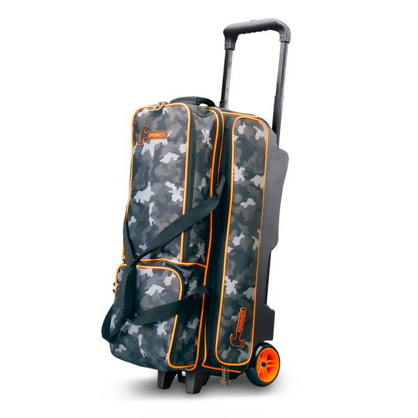 Hammer Premium 3 Ball Roller Black/Orange Bowling Bags FREE SHIPPING