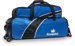Review the Brunswick Edge Triple Rolling Tote with Shoe Pouch Blue