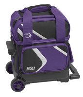 BSI Dash Single Roller Black/Purple Bowling Bags
