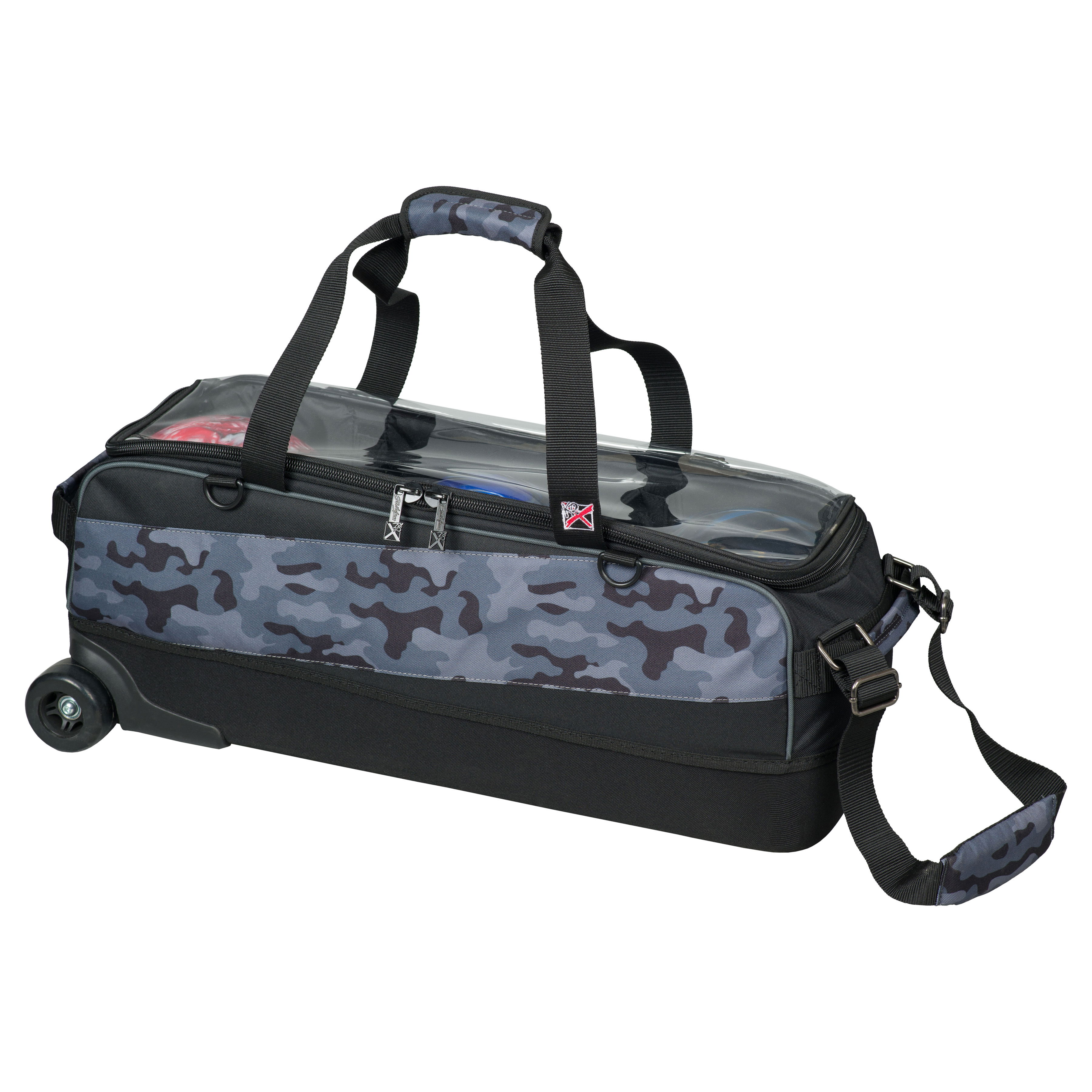 KR Strikeforce Fast Slim Triple Roller Tote Grey Camo + Free Shipping