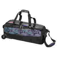 KR Strikeforce Fast Slim Triple Roller Tote Grey Camo Bowling Bags