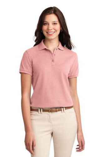 Light pink store polo shirt womens