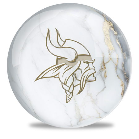 OnTheBallBowling NFL Minnesota Vikings Marble Ball Main Image