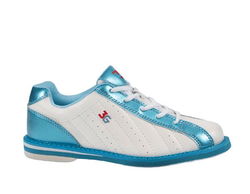 3G Womens Kicks White/Blue Bowling Shoes
