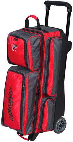 KR Strikeforce Konvoy Triple Roller Red/Smoke Bowling Bags