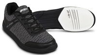 KR Strikeforce Mens Flyer Mesh Black/Steel Bowling Shoes