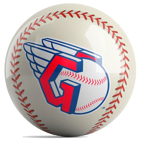 OnTheBallBowling MLB Cleveland Guardians Baseball Ball Main Image