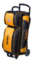 KR Strikeforce NFL Triple Roller Pittsburgh Steelers Bowling Bags