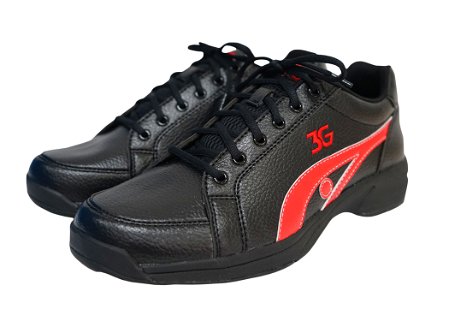 3G Unisex Sneaks Black/Red Right Hand Main Image