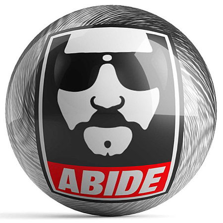 OnTheBallBowling The Big Lebowski Abide Ball Main Image