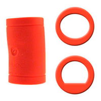 Turbo Grips Quad Soft Power Lift/Oval Mesh Insert Orange