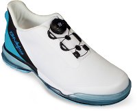 KR Strikeforce Unisex TPC Hype White/Black/Sky Left Hand Bowling Shoes