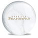 OnTheBallBowling NFL Seattle Seahawks White Marble Ball Alt Image