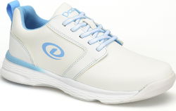Dexter Womens Raquel LX White/Blue Wide Width Bowling Shoes