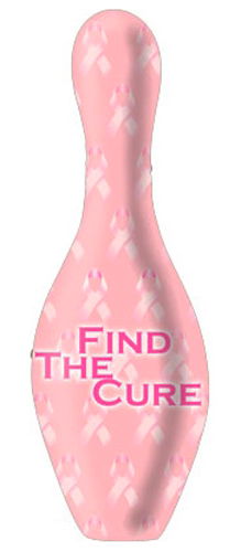 OnTheBallBowling Find the Cure Bowling Pin (Breast Cancer)