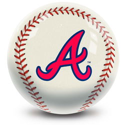 KR Strikeforce MLB Ball Atlanta Braves Bowling Balls