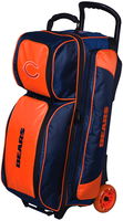 KR Strikeforce NFL Triple Roller Chicago Bears Bowling Bags