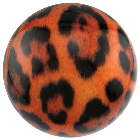 Brunswick Leopard Print Viz-A-Ball-ALMOST NEW-DRILLED Main Image