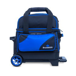 Brunswick Zone Single Roller Blue Bowling Bags