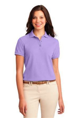 Port Authority Womens Silk Touch Polo Shirt Lavender Main Image