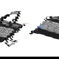 KR Strikeforce Fast Slim Triple Roller Tote White Leopard MAIN Image