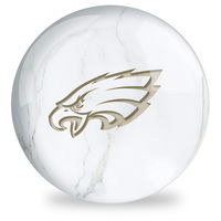 OnTheBallBowling NFL Philadelphia Eagles White Marble Ball Bowling Balls