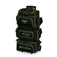 Storm Rolling Thunder 6 Ball Roller Checkered Black/Lime Bowling Bags