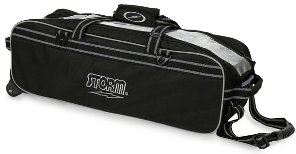 Storm 3 Ball Tournament Travel Roller/Tote Black + Free Shipping