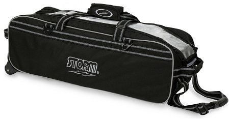 Storm 3 Ball Tournament Travel Roller/Tote Black Main Image