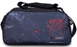 Hammer Black Widow Double Tote with Shoe Pouch Bowling Bags