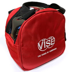 Vise Clear Top Red Add-On Bag Bowling Bags
