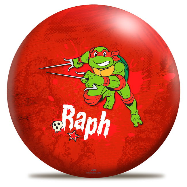 OnTheBallBowling TMNT Raphael Ball MAIN Image - Main Image