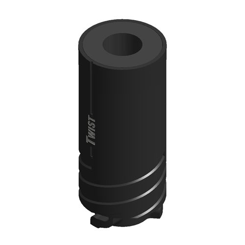 JoPo Twist Inner Sleeve with 1 3/8" Slug Black MAIN Image - Main Image