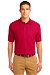 Port Authority Mens Silk Touch Polo Shirt Red