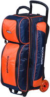 KR Strikeforce NFL Triple Roller Denver Broncos Bowling Bags