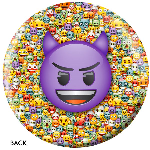 OnTheBallBowling Emoji Steamed-Devil Back Image
