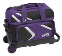 BSI Dash Double Ball Roller Black/Purple Bowling Bags